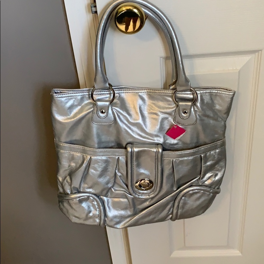 Silver Xhiliration purse